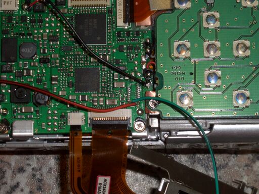 Canon PowerShot A530 UART Pinout