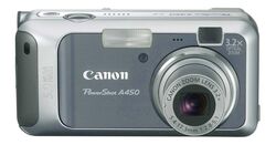 PowerShot A450 front