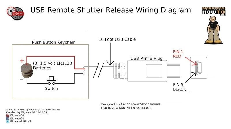 0001 USB Remote Shutter Wiring Diagram -3