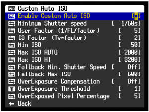 CustomAutoISO