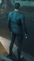Venture Undersuit Black Aqua arrière
