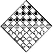 Diagonal checkers(1)