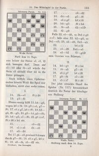 Page 113 of Credner's book "Das Damespiel nach älterer und neuerer Spielweise"
