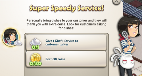 Super Speedy Service!-Goal