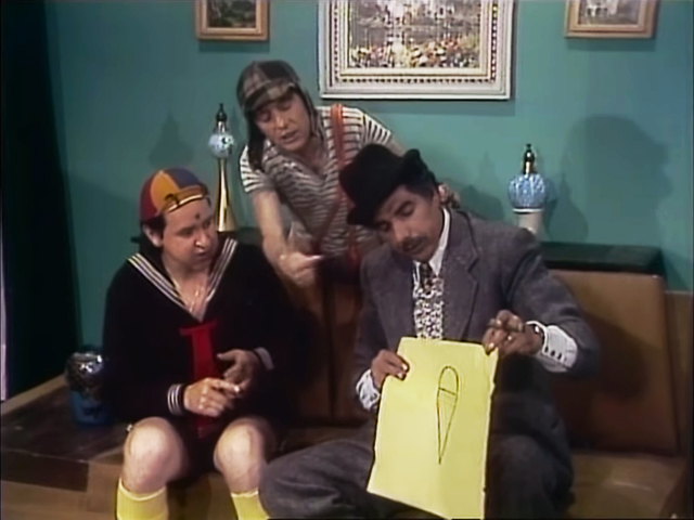 Chaves - Desenhos (Episódio Isso merece um prêmio) - Português (preto) |  Greeting Card