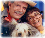 Chiquinha (María Antonieta de las Nieves), Benito (Gabriel Fernández) e Peludinho.