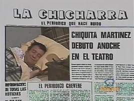 Chiquita Martínez debutó anoche en el teatro (1979)