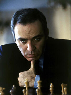 Garry Kasparov, the greatest chess player in the world, comes to