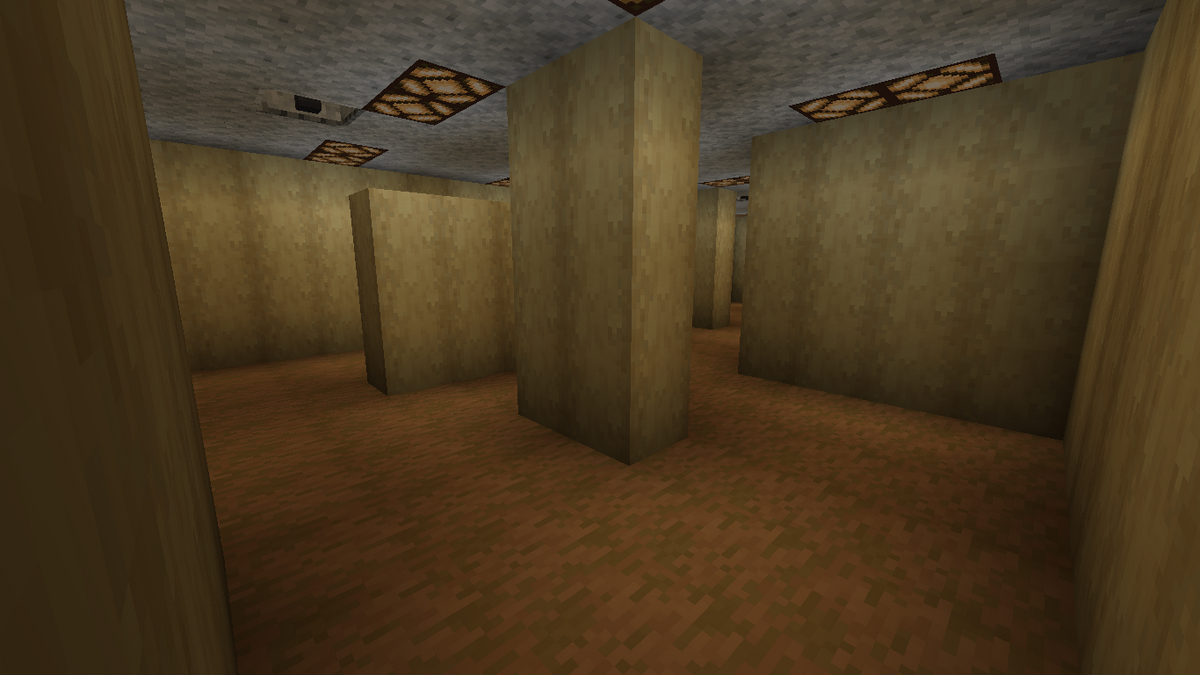 Here's some levels from The Backrooms, in Minecraft!  Minecraft, Minecraft  architecture, Minecraft designs