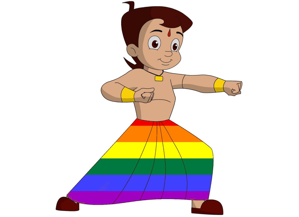 Indian Cartoon - Chota Bheem Logo Vector - Free Transparent PNG Clipart  Images Download