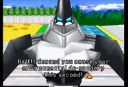 Sergeant Smogglor confronts Chibi-Robo.