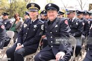 Platt and Mouch attending his award ceremony