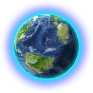 Earth as seen in Ultimate Omelette.