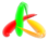 The design of the Atomic Powerup in The Next Wave. The trails are more solid and as such have shading on them, something that is not present in other games.