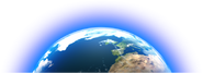 A close up of Earth from the previously mentioned game.