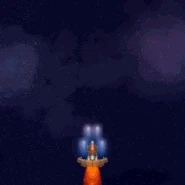 Vulcan Chaingun at ⚡10, fired until it overheats.