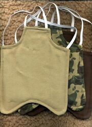 Hen apron saddles