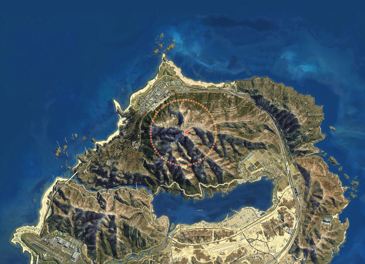 4k satellite view map гта 5 фото 114