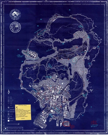 Gta V Collector S Edition Map Uv Map | Chiliad Mystery Wikia | Fandom
