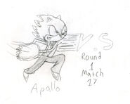 Round 1 Match 17: Apallo the Hedgehog (WINNER) vs. Esu the Wolf