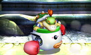 (10/10/14) Bowser Jr. and the Clown Car chill after a hard battle.