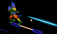 (11/10/14) Falco's Blaster bullets really fit the neon motif.