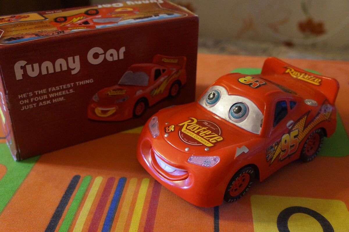 Funny car king sales lightning mcqueen