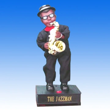 BLACKY JAZZMAN ジャズ歌手 フィギュアオルゴール BLACKY JAZZMAN ジャズ歌手 フィギュアオルゴール コレクション