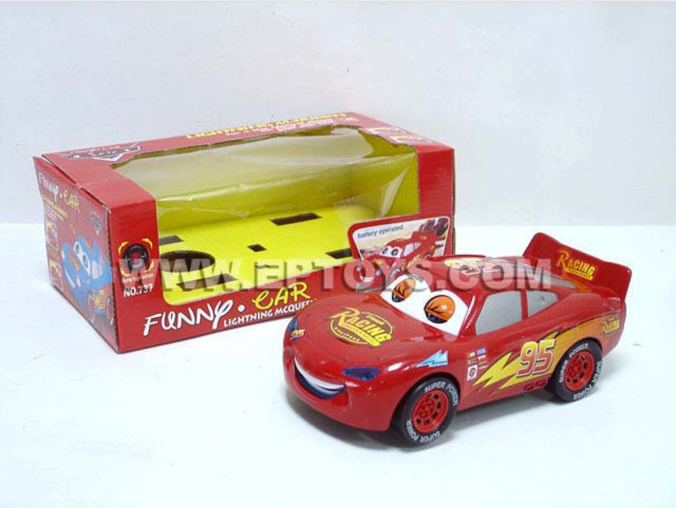 Funny car king sales lightning mcqueen