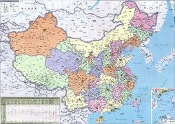 团体地区地图图像