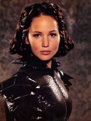 Katniss in Chariot Parade Outfit