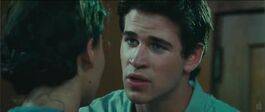 Gale talking to Katniss saying she can win