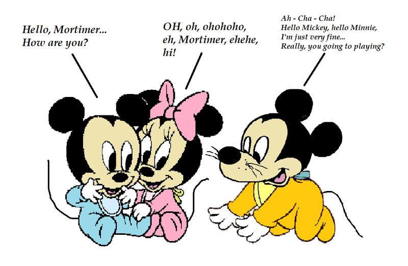 Baby mickey and minnie sales