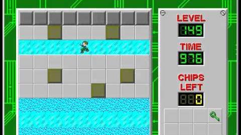 Chip's Challenge 1 level 149 solution - 955 seconds