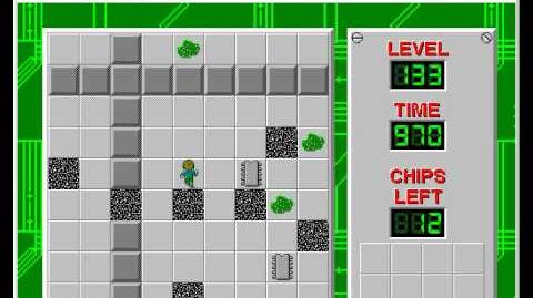 Chip's Challenge 1 level 133 solution - 947 seconds