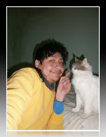 Yashaii Moran and her Cat (5) phixr