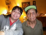 Yashaii Moran y su abuelo Urbano Velásquez Rivas