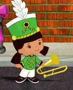 Danny as a marching band member (Banding Together)