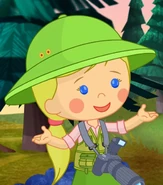 Chloe as a wildlife photographer (Forest Photo Fun)