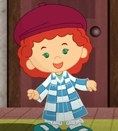 Tara in her re-decorated artist smock (Fashion Fantasy)