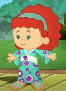Tara in her traditional Japanese costume (Konichiwa Chloe)