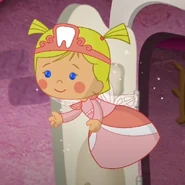 Chloe as a tooth fairy (Brushing Around)