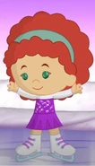 Tara as an ice skater (icing Escapades)