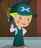 Chloe as a handyman (In the Fix)