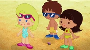 Beach suits.png (1.7 MB) Jet with Chloe and Danny in their swimsuits (Blankie and a Net)