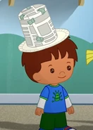 Jet Paper Hat.jpg (26 KB) Jet (in real life) with his paper top hat (We Ought to Be in Movies)