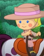 Chloe as a gaucho (Winged Rider)