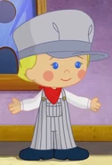 Chloe as a train conductor/railway worker (On the Right Track and Chugga Chugga Choo Choo