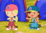 Carys and Chloe as camp counselors (Camp Chloe)