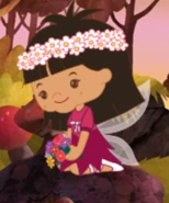 Danny in her unused dark purple fairy costume